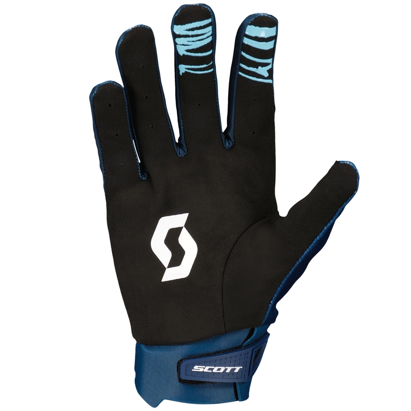 Motocross-hanskat SCOTT EVO DIRT sinipunainen- punainen