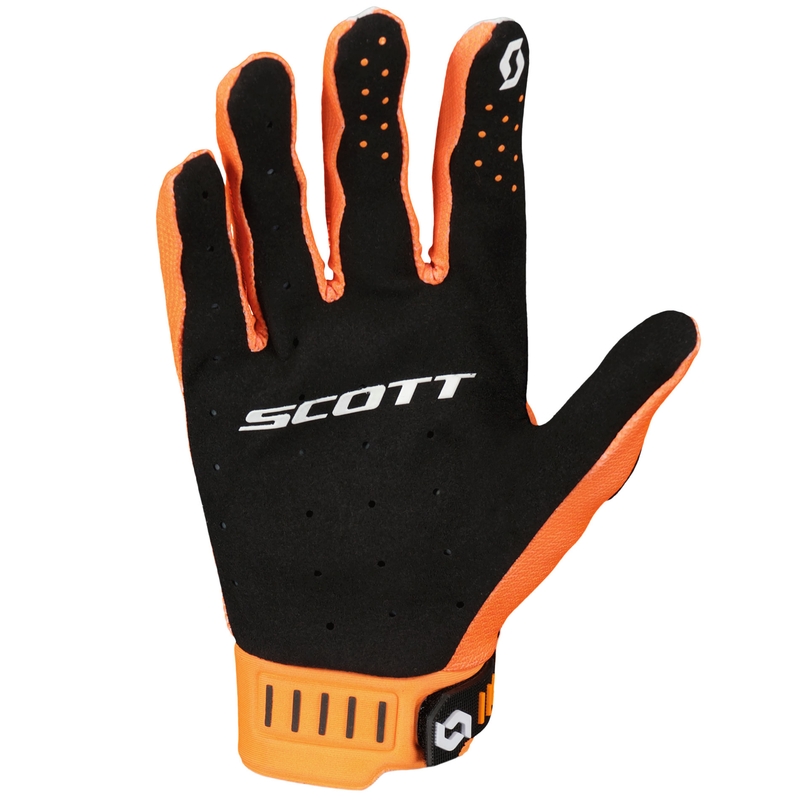 Motocross-hanskat SCOTT Podium PRO oranssi-musta alennusmyynti