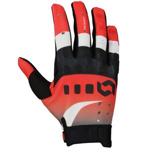 Motocross-hanskat SCOTT Podium PRO punainen-musta