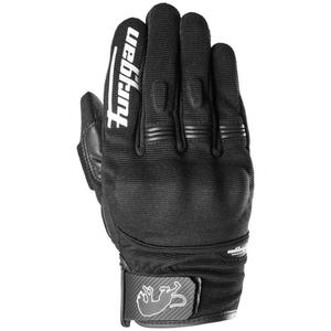 Moottoripyöräilykäsineet Furygan Jet D3O Evo musta ja valkoinen