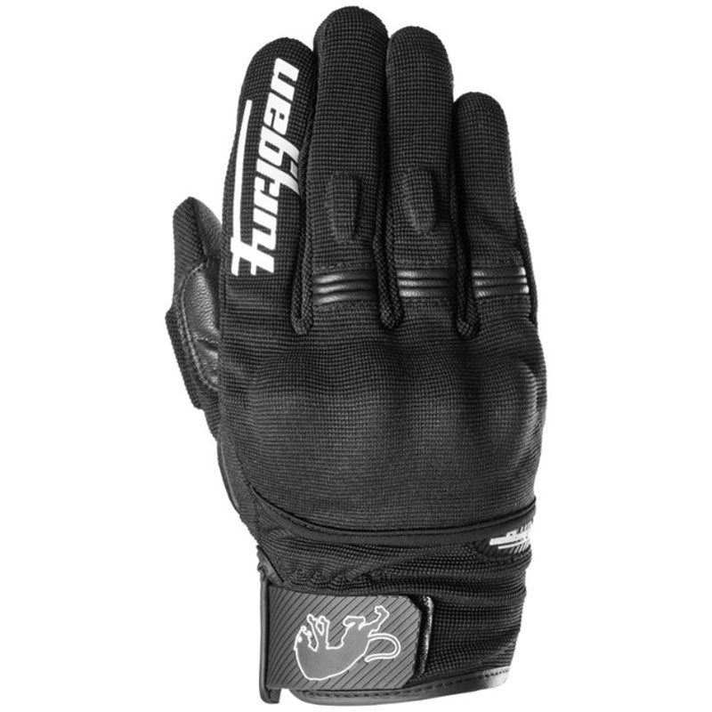 Moottoripyöräilykäsineet Furygan Jet D3O Evo musta ja valkoinen