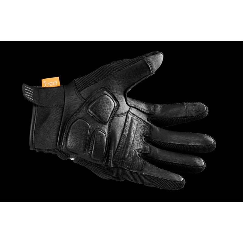 Moottoripyöräilykäsineet Furygan Jet D3O Evo musta ja valkoinen