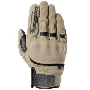 Moottoripyöräilykäsineet Furygan Jet D3O Evo hiekka-musta