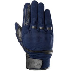 Moottoripyöräilyhanskat Furygan Jet D3O Evo sininen-musta