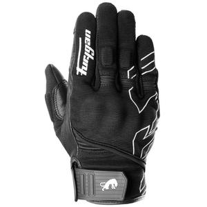 Moottoripyöräilykäsineet Furygan Jet Neon D3O musta ja valkoinen