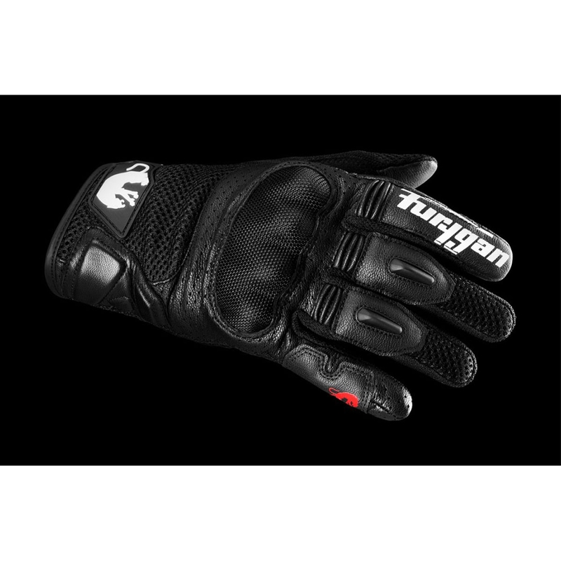 Moottoripyöräilykäsineet Furygan TD12 Evo musta