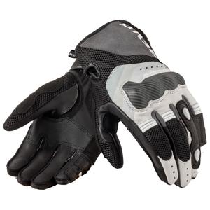 Revit Blaze moottoripyöräkäsineet harmaa ja valkoinen