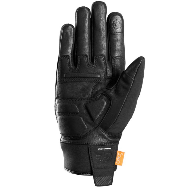 Furygan Jet All Season D3O® Evo Mustavalkoiset moottoripyöräkäsineet