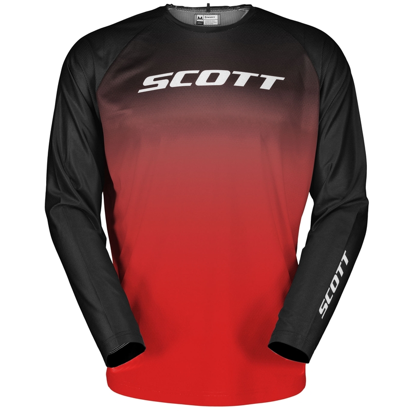 Motocross pelipaita SCOTT EVO Swap musta-punainen alennusmyynti