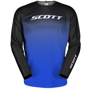 Motocross pelipaita SCOTT EVO Swap musta-sininen alennusmyynti
