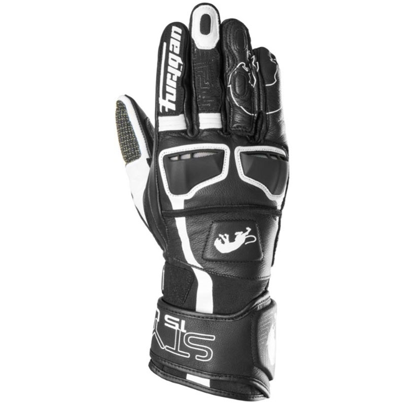 Naisten Furygan Styg 15 Lady Mustavalkoiset moottoripyöräkäsineet