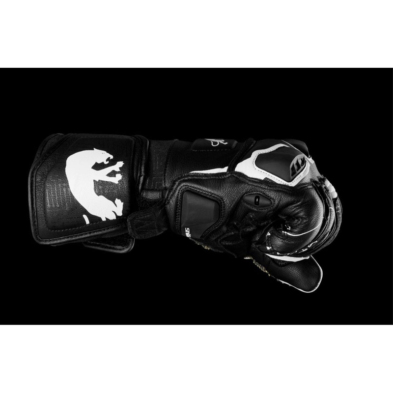 Naisten Furygan Styg 15 Lady Mustavalkoiset moottoripyöräkäsineet