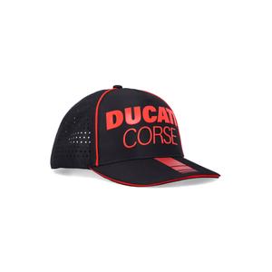 Ducati Laser Performance Midvisor Cap musta ja punainen