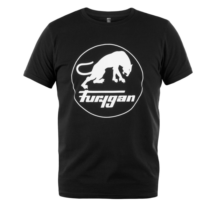 T-paita Furygan Corpo TS Logo musta ja valkoinen