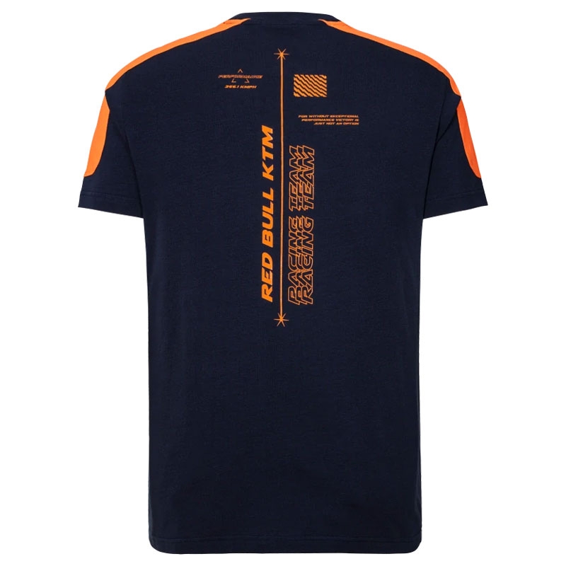 T-paita KTM Red Bull Racing Grid sininen-oranssi