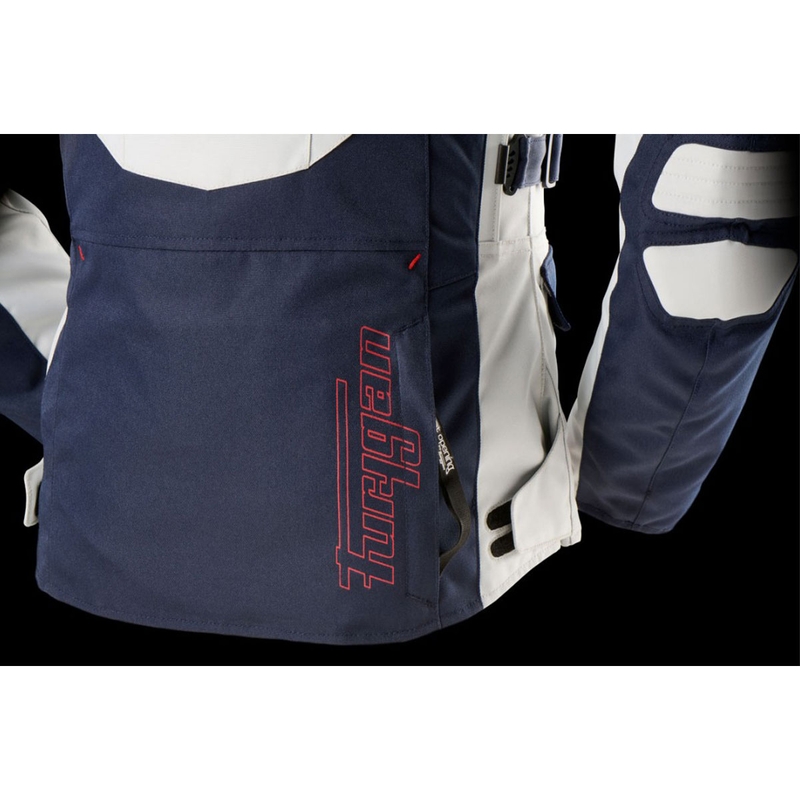 Naisten Furygan Apalaches Lady Evo Blue-Beige-Red moottoripyöräily takki