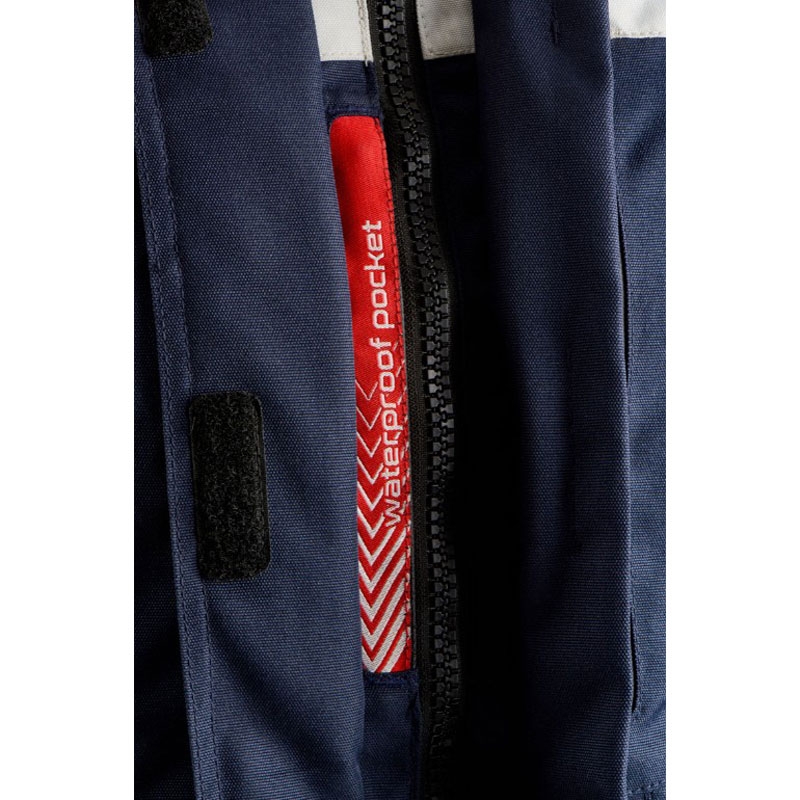 Naisten Furygan Apalaches Lady Evo Blue-Beige-Red moottoripyöräily takki