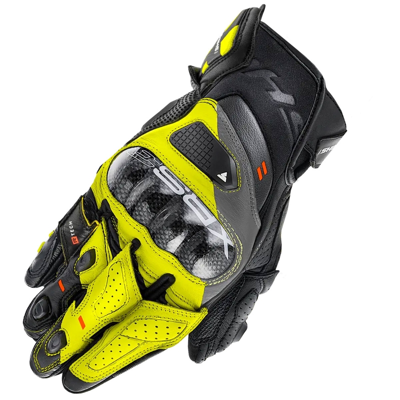 Moottoripyöräilykäsineet Shima XRS-3 fluo keltainen