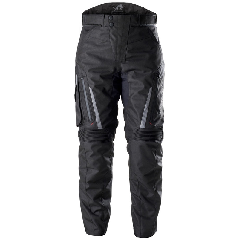 Furygan Killington mustat ja harmaat moottoripyörähousut