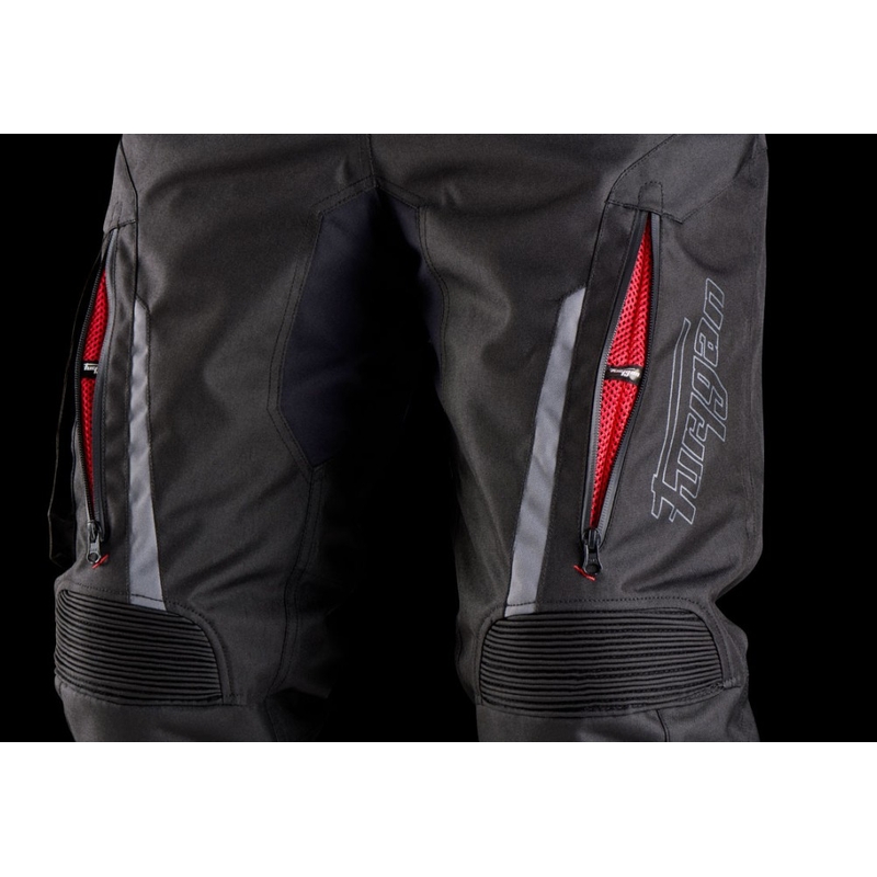 Furygan Killington mustat ja harmaat moottoripyörähousut