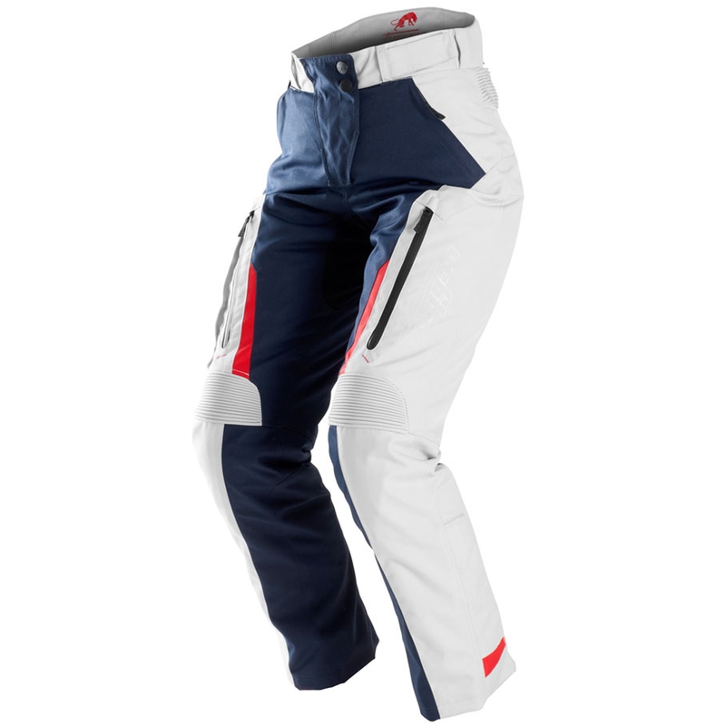 Naisten Furygan Killington Lady Blue-Beige-Red Moottoripyöräilyhousut