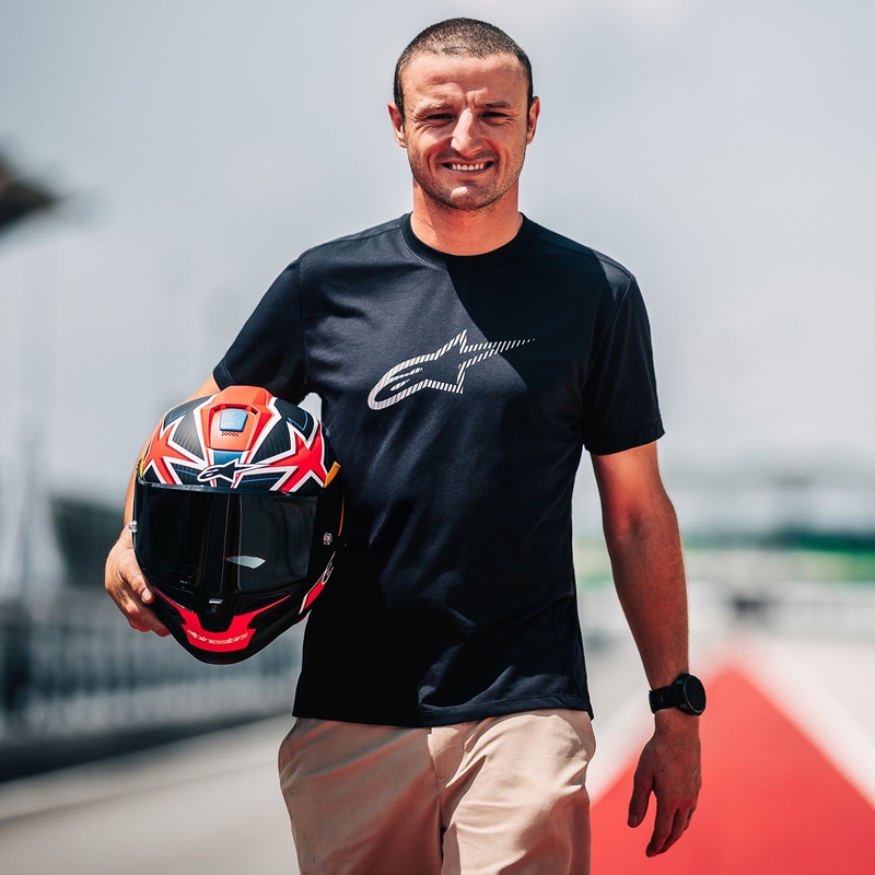 Alpinestars Supertech R10 rajoitettu painos Jack Miller matta hiili punainen-sininen-kelta-valkoinen integraali moottoripyöräilykypärä