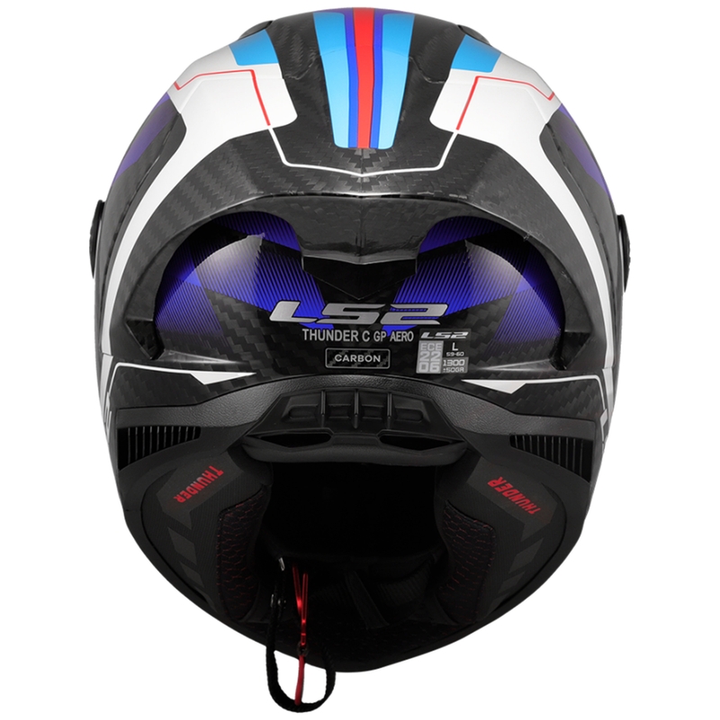 Integraalinen moottoripyöräilykypärä LS2 FF805 Thunder C GP Aero Raute sinipunainen- punainen