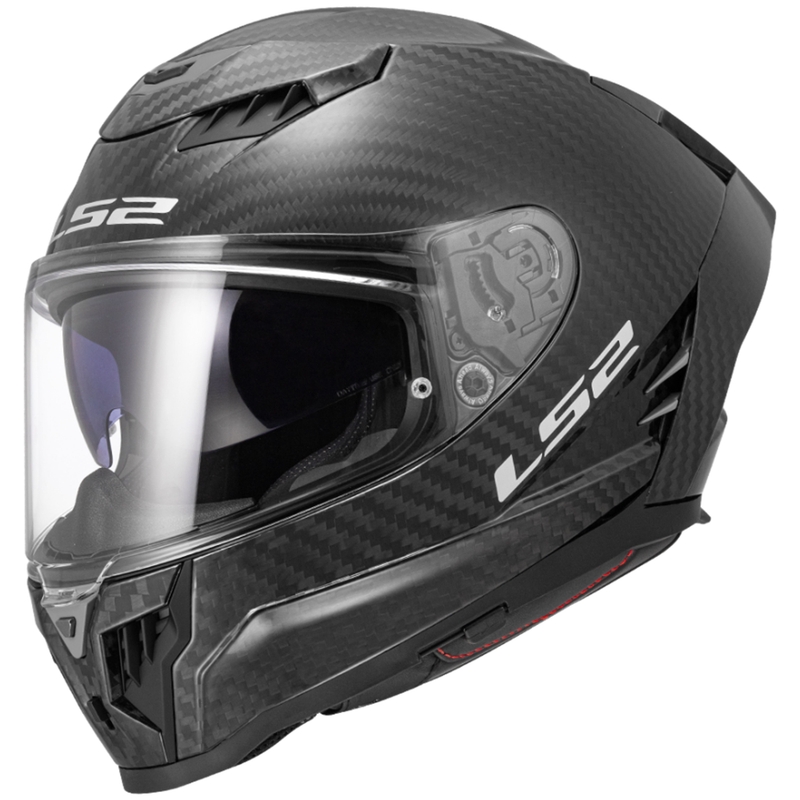 LS2 FF807 Dragon Carbon Integral moottoripyöräilykypärä mattamusta