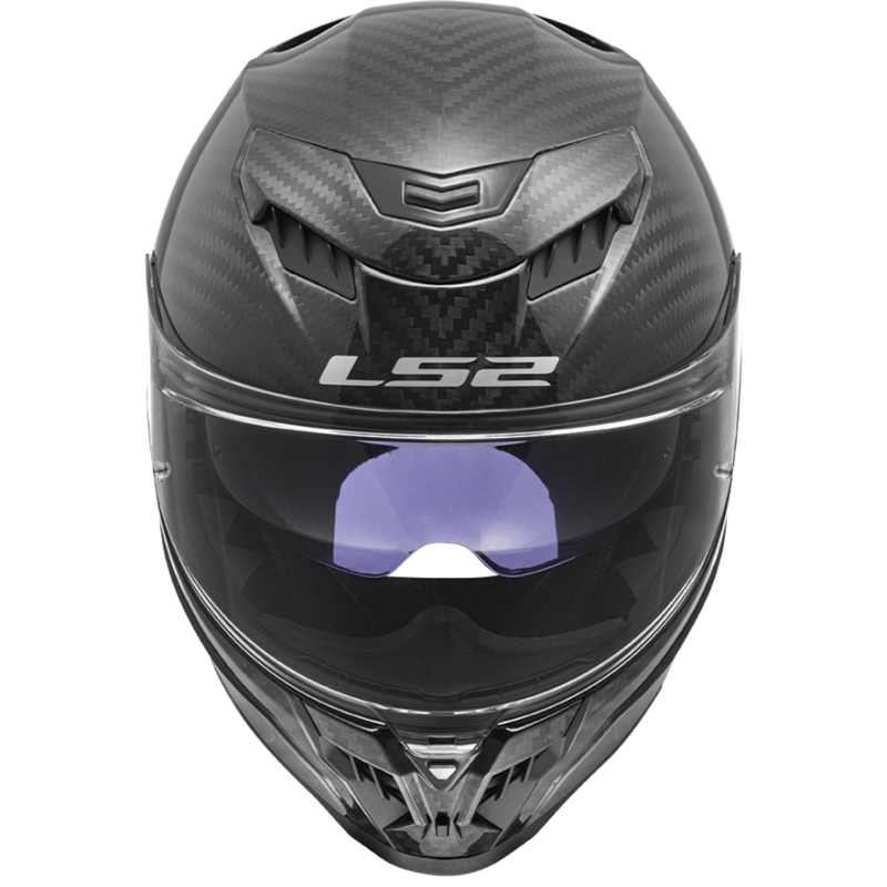 LS2 FF807 Dragon Carbon Integral moottoripyöräilykypärä mattamusta