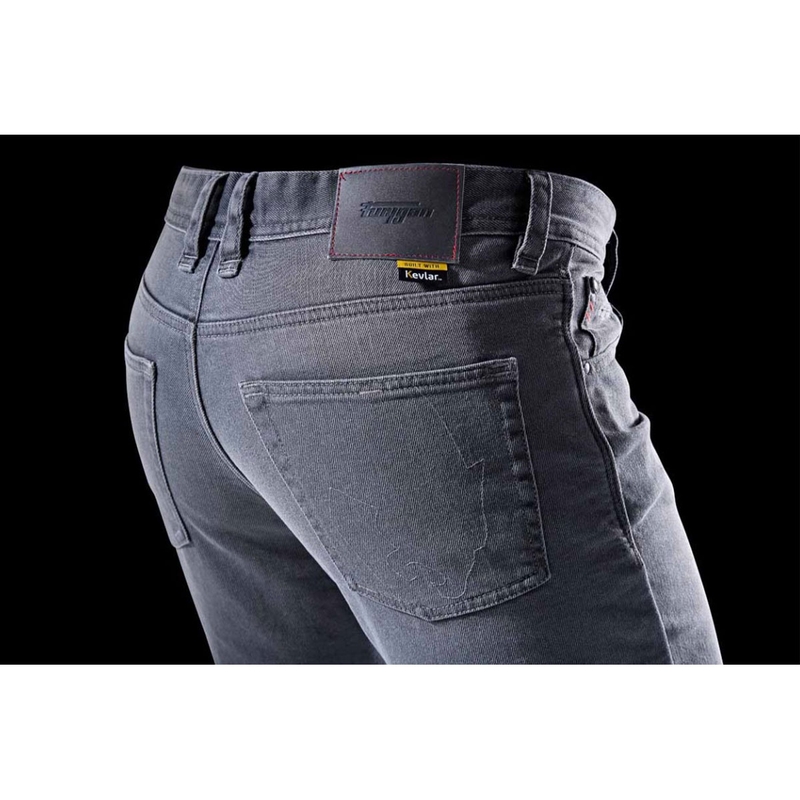 Furygan D12 X Kevlar® Suorat Moottoripyörä Farkut Harmaat