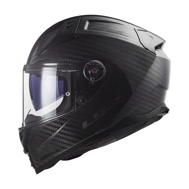 LS2 FF811 Vector II Carbon integraali moottoripyöräilykypärä mattamusta
