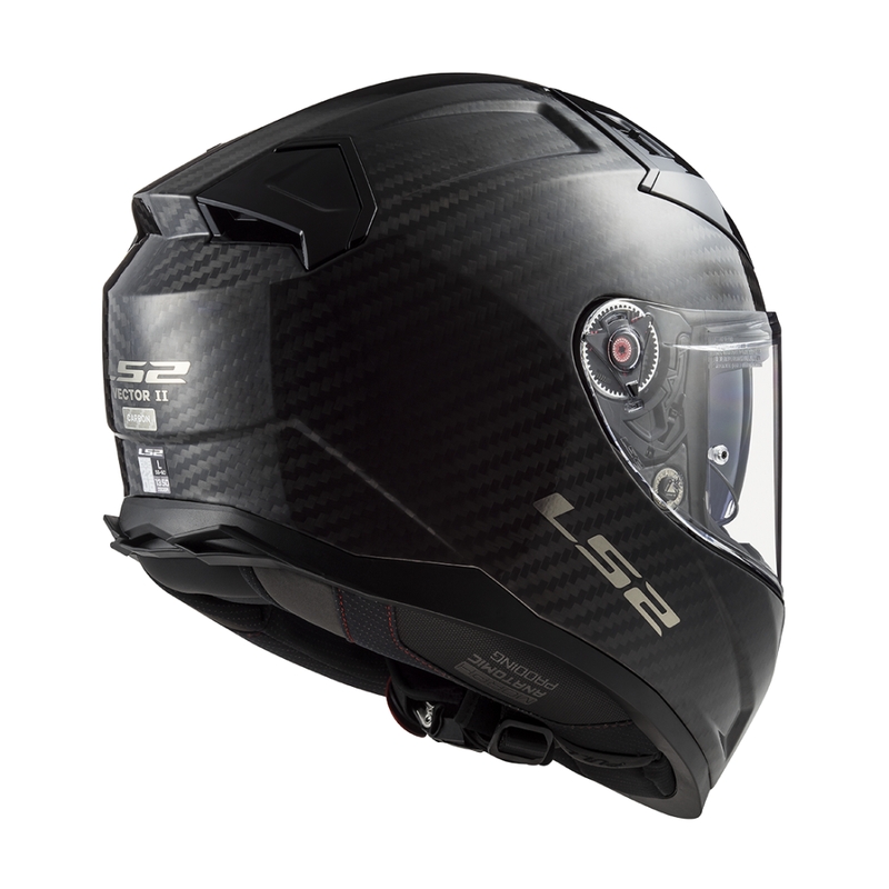 LS2 FF811 Vector II Carbon integraali moottoripyöräilykypärä mattamusta