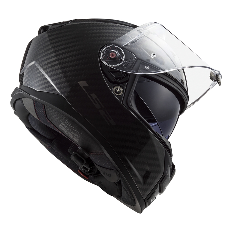 LS2 FF811 Vector II Carbon integraali moottoripyöräilykypärä mattamusta