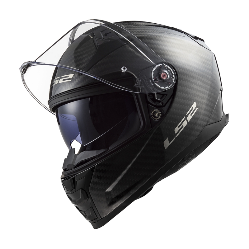 LS2 FF811 Vector II Carbon integraali moottoripyöräilykypärä mattamusta