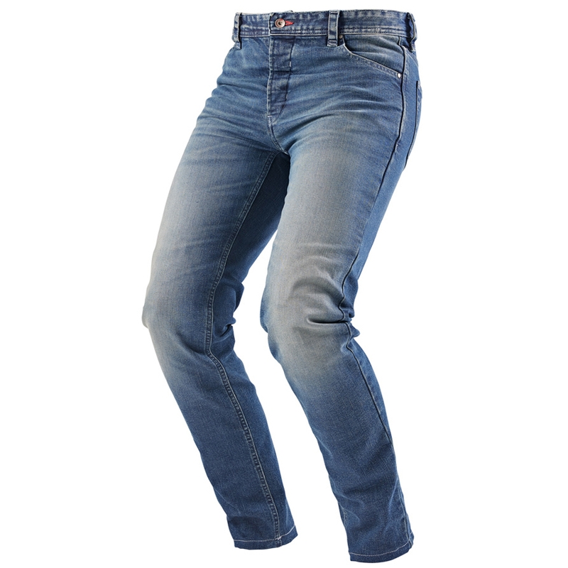 Furygan D12 X Kevlar® Straight -moottoripyöräfarkut, pesty vaaleansininen
