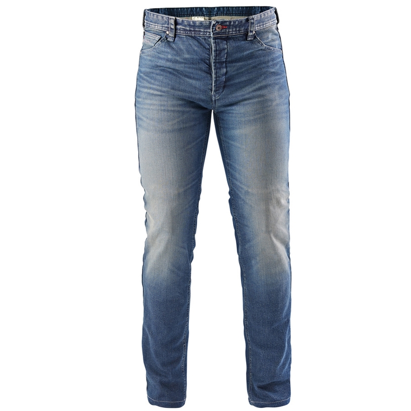Furygan D12 X Kevlar® Straight -moottoripyöräfarkut, pesty vaaleansininen