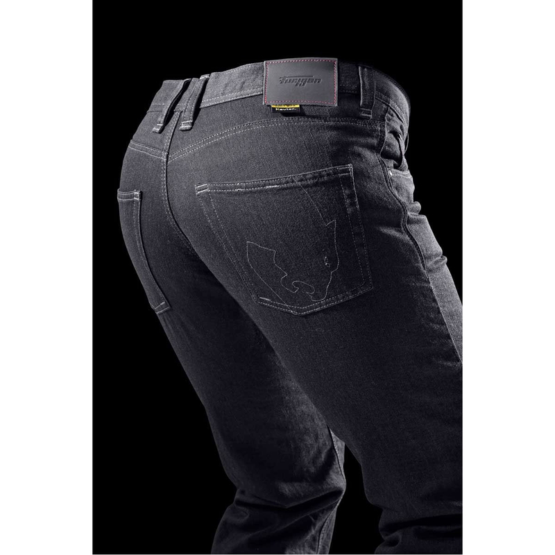 Furygan K12 X Kevlar® Straight -moottoripyöräfarkut, tummanharmaat