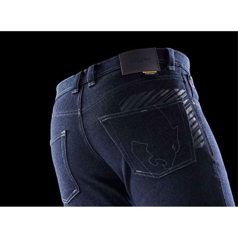 Furygan Tyron X Kevlar® Slim -moottoripyöräfarkut tummansiniset