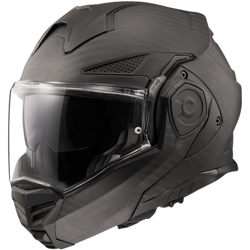 LS2 FF901 FF901 Advant X Solid Carbon Moottoripyöräilykypärä Matta musta
