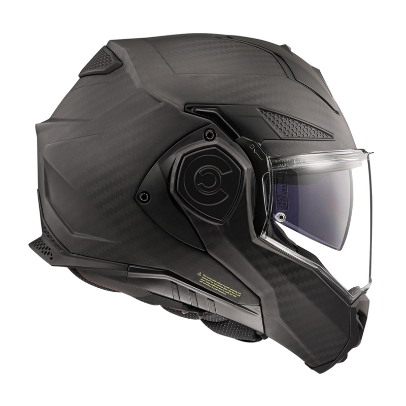 LS2 FF901 FF901 Advant X Solid Carbon Moottoripyöräilykypärä Matta musta