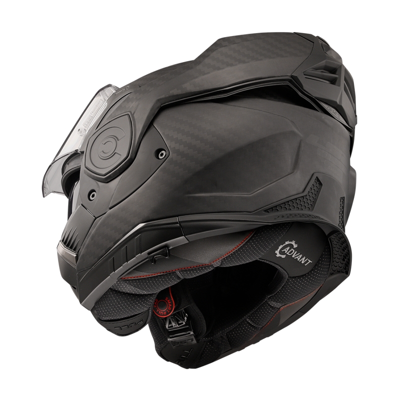 LS2 FF901 FF901 Advant X Solid Carbon Moottoripyöräilykypärä Matta musta