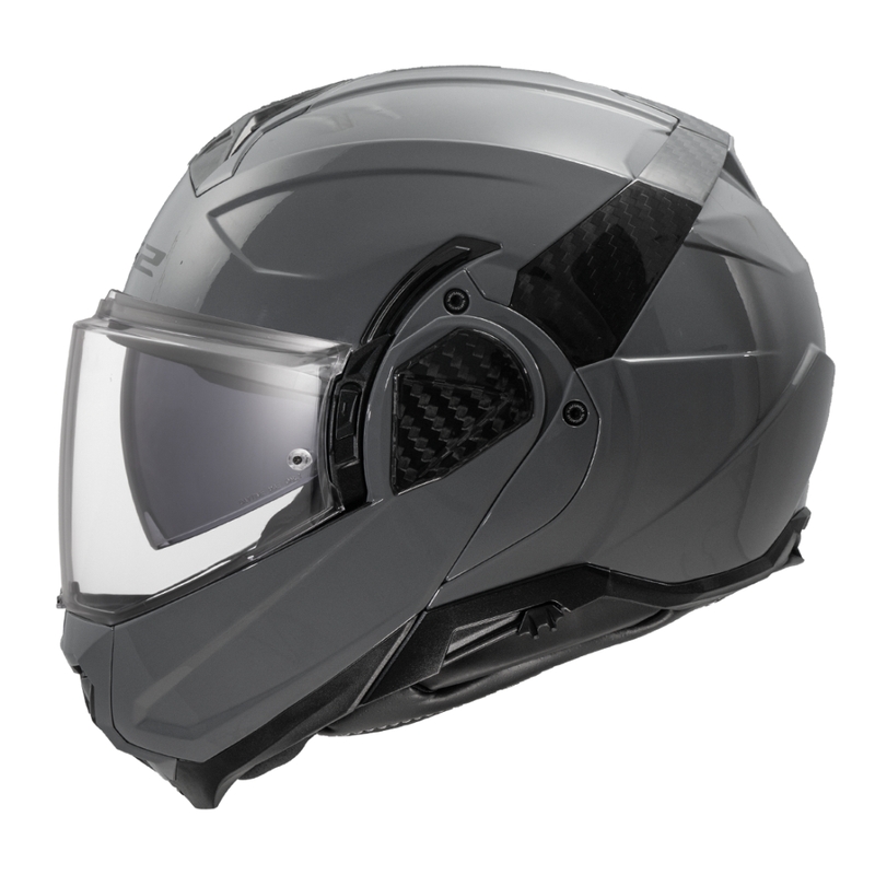 Flip-up moottoripyöräilykypärä LS2 FF910 Advant II Solid Nardo harmaa