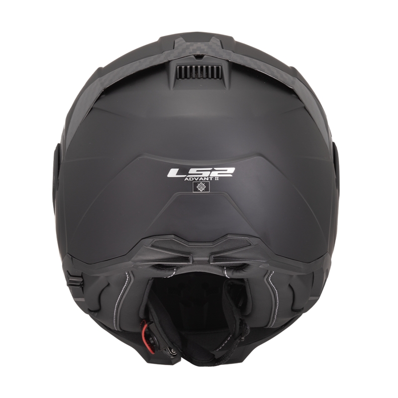 LS2 FF910 Advant II Solid Matte Black taittuva moottoripyöräilykypärä