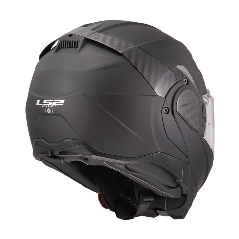 LS2 FF910 Advant II Solid Matte Black taittuva moottoripyöräilykypärä