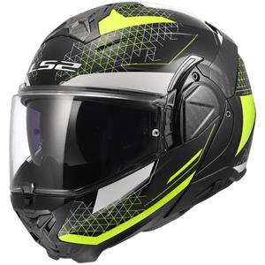 Flip-up moottoripyöräilykypärä LS2 FF910 Advant II Astral fluo keltainen