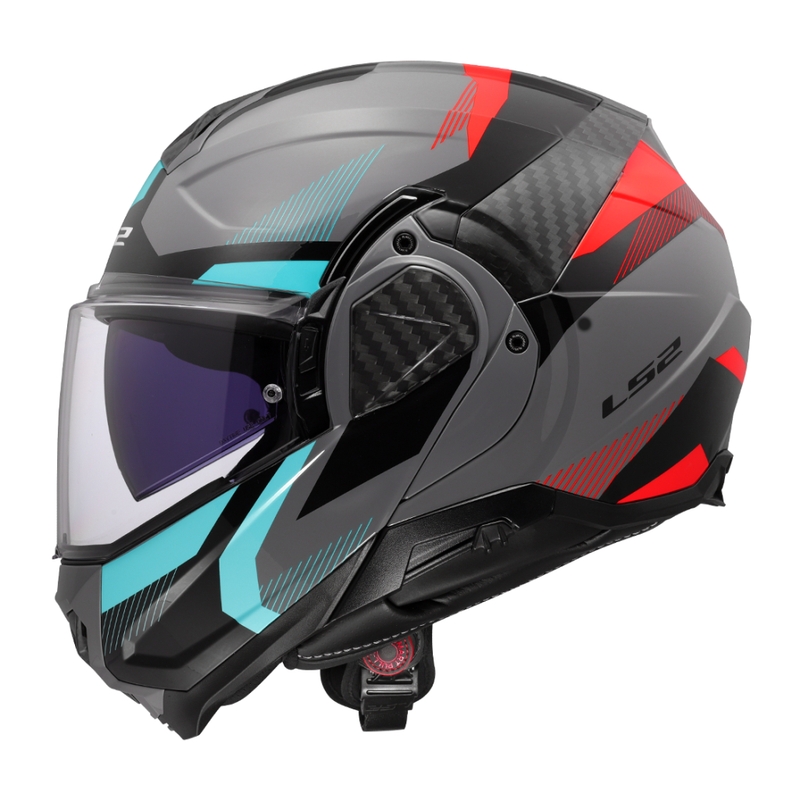 Flip-up moottoripyöräilykypärä LS2 FF910 Advant II Triple Nardo harmaa