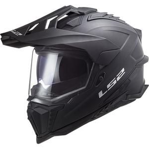 Enduro moottoripyöräilykypärä LS2 MX701 C Explorer Solid mattamusta