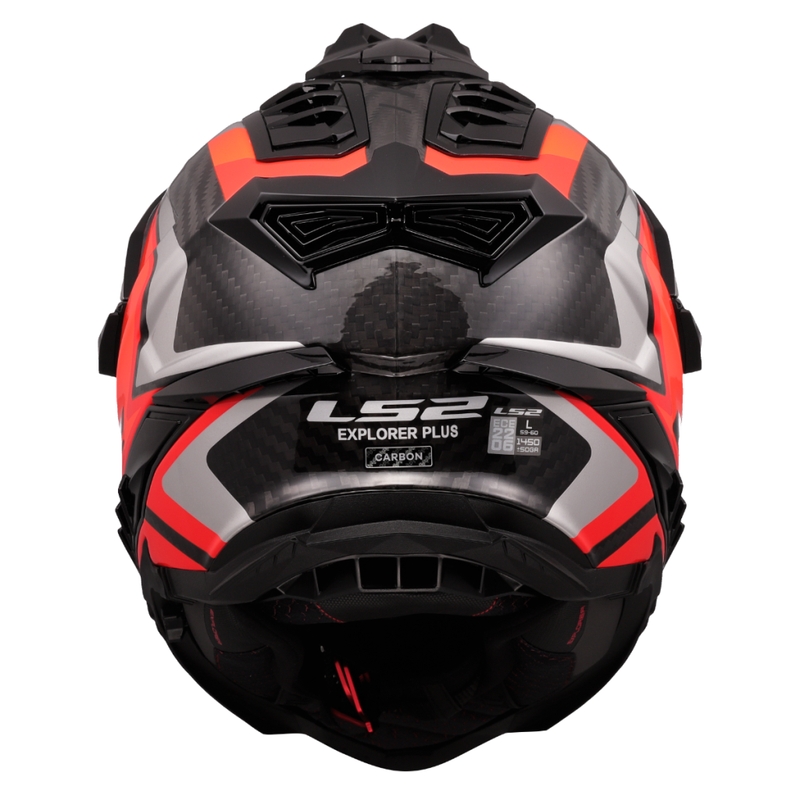 Enduro moottoripyöräilykypärä LS2 MX701 Explorer C Frontier II oranssi