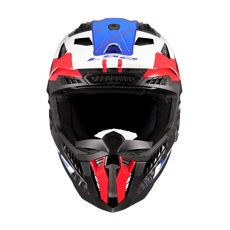 Motocross kypärä LS2 MX703 X-Force Galuo valkoinen-punainen-sininen