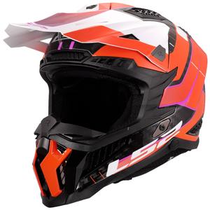 Motocross kypärä LS2 MX703 X-Force Galuo oranssi